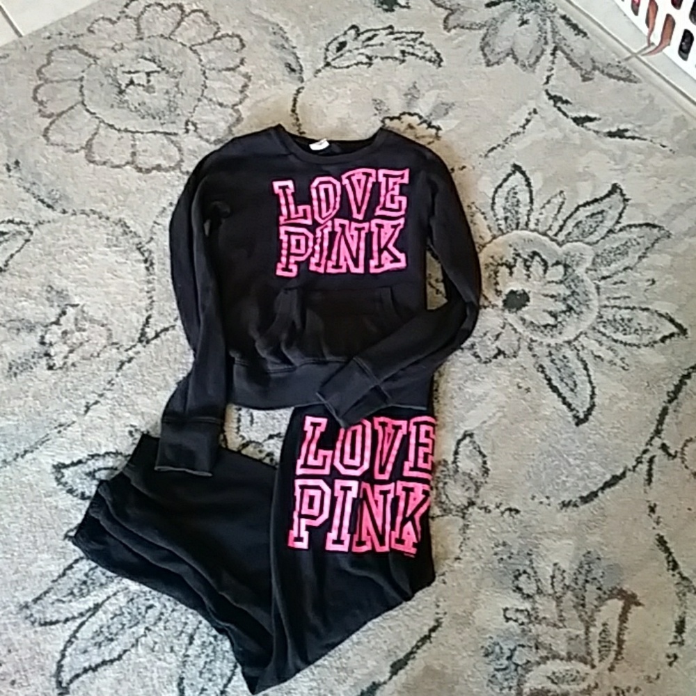 Pink Victoria secret sweats set